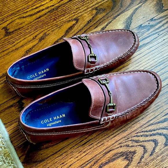 Pristine condition- Cole Haan Signature Men’s leather driving loafers. Nubuck - Picture 2 of 6